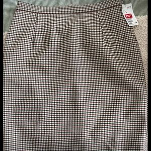 NWT H&M houndstooth pencil skirt